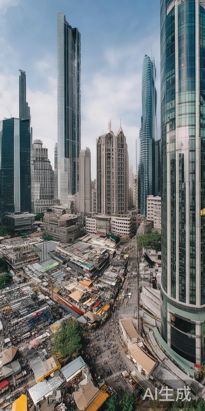 该城市具有悠久的历史和现代化的繁荣相融合的景观，其